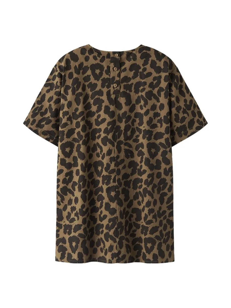 Robe Marron/Noir Fille Name it Nkfbelate 4
