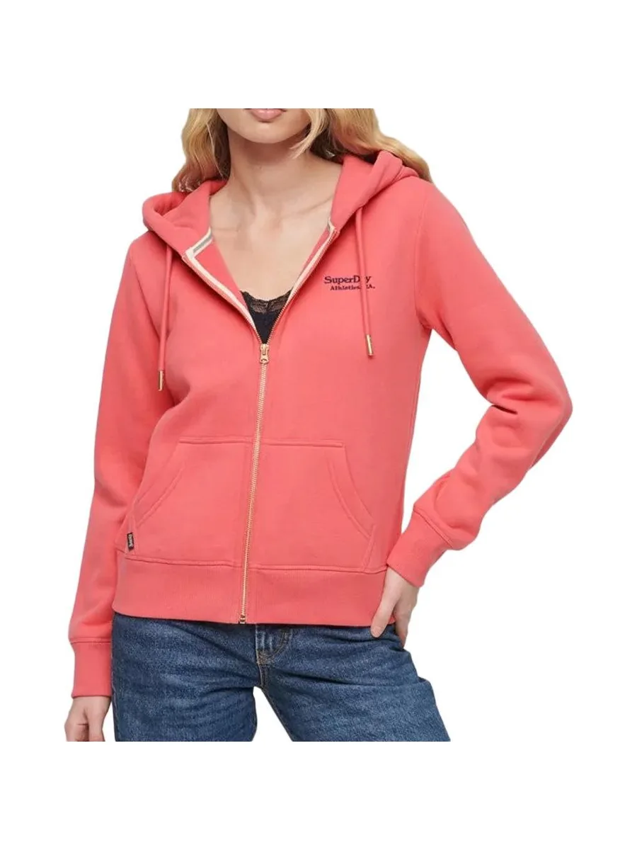 Sweat Zippé Rose Femme Superdry W2012047A 2