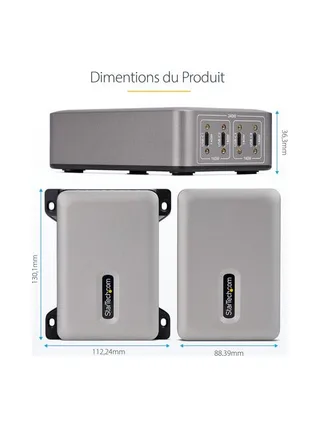 StarTech.com 424DEU-USB-C-CHARGER mobile device charger 21