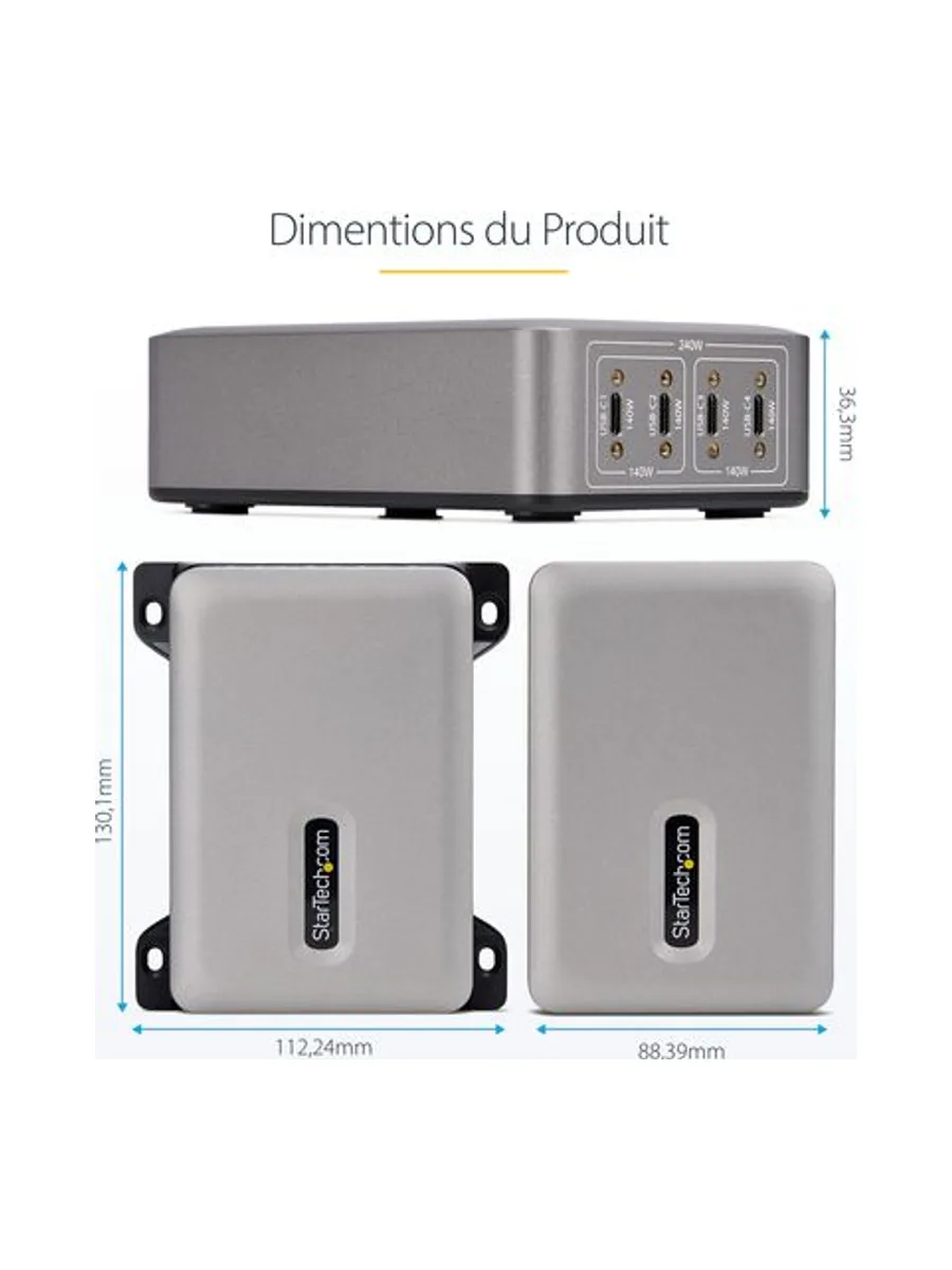 StarTech.com 424DEU-USB-C-CHARGER mobile device charger 21