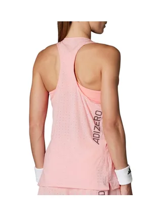 Débardeur Rose Femme Adidas Adizero Tank 2