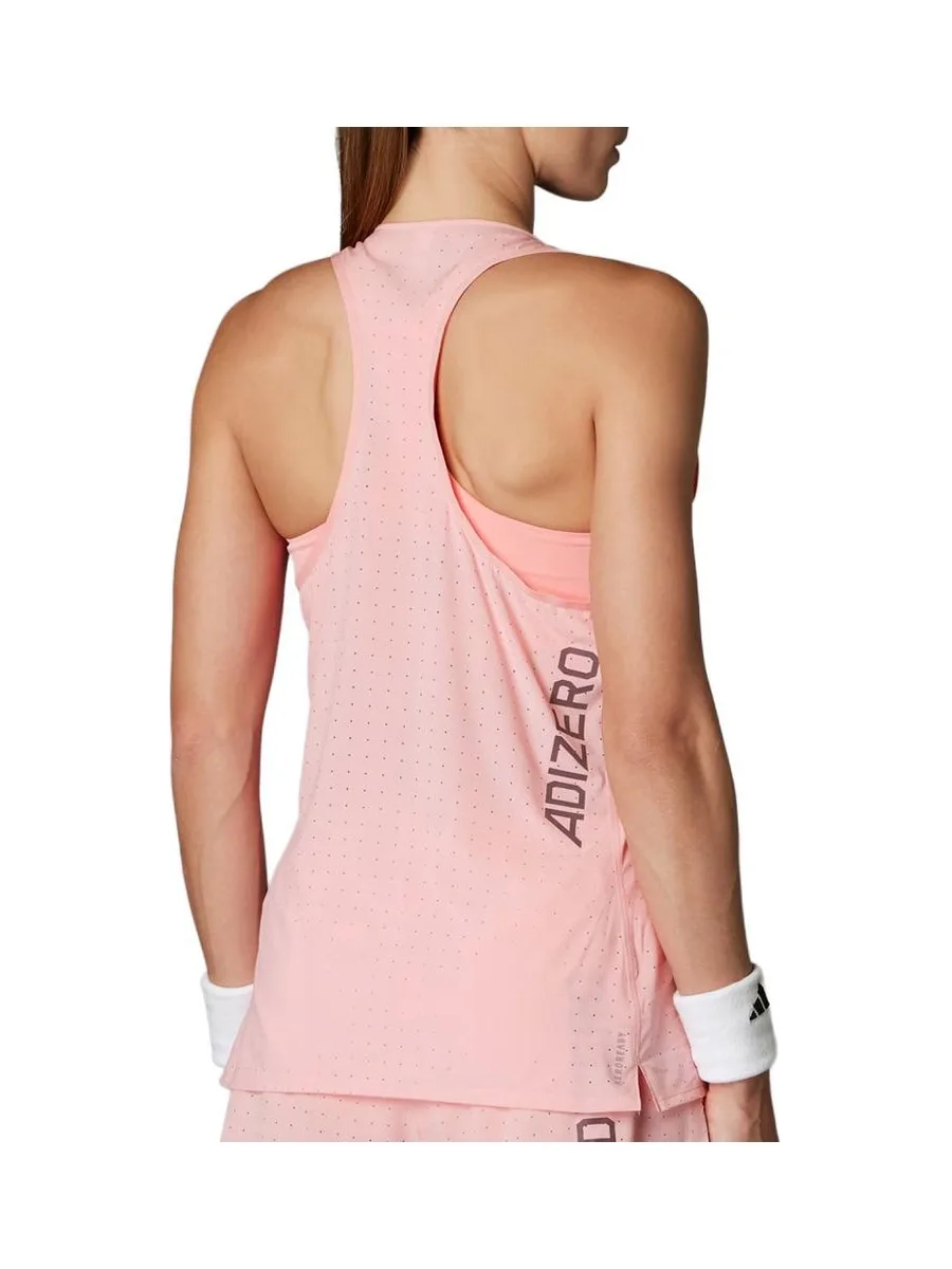 Débardeur Rose Femme Adidas Adizero Tank 3