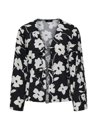 Blouse Noire/Blanche Femme JDY Silas 3