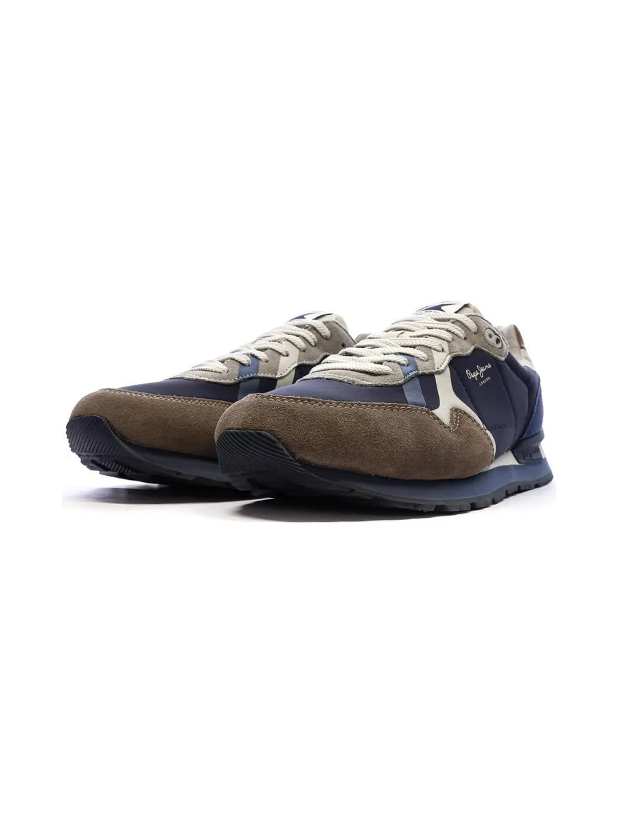 Baskets Marron/Beige Homme Pepe jeans Brit Prints 7