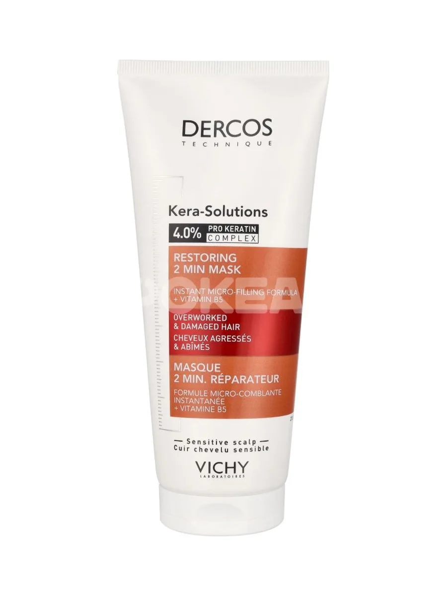 Vichy Dercos Kera-Solutions Restoring 2 Min. Mask 200ml - Sensitive Scalp 1