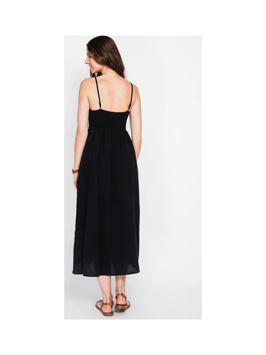 Robe Longue d'Été à Bretelles réglable 16