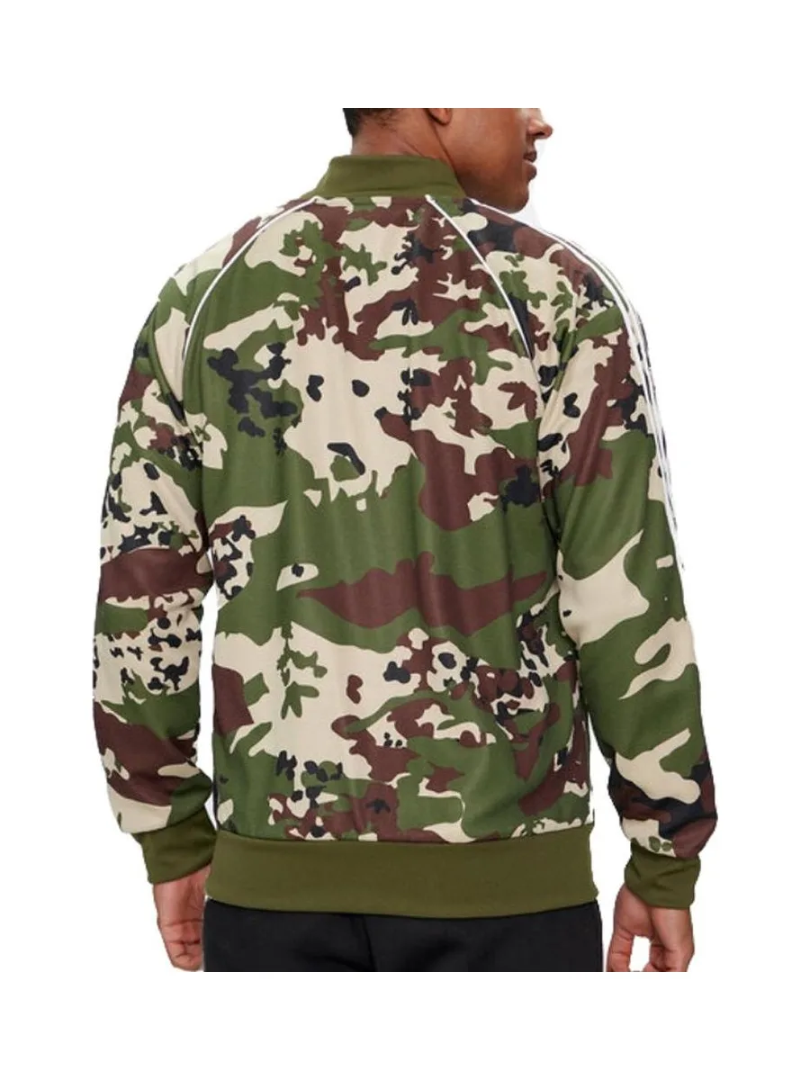 Sweat Zippé Kaki Homme Adidas Camo 2