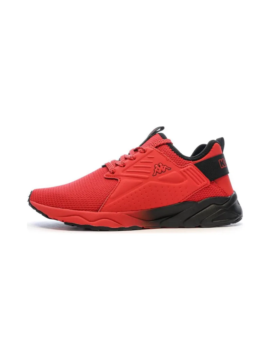 Baskets Noires/Rouge Garçon Kappa San Puerto Lace 2