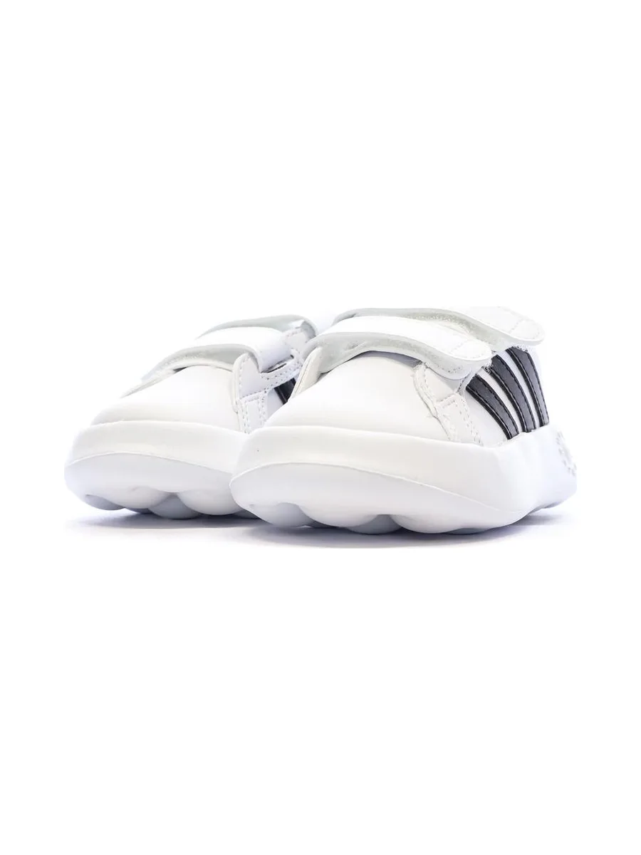 Baskets Blanches/Noires Garçon Adidas Grand Court 2.0 7