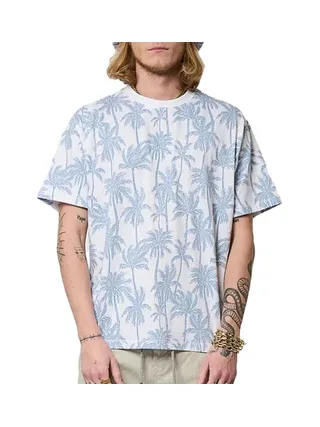 T-shirt Blanc/Bleu Homme Kaporal TOGOE25 1