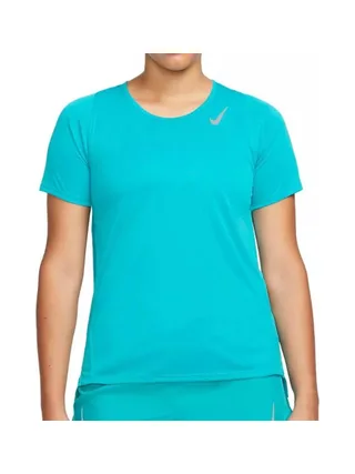 T-shirt Bleu Femme Nike Race Top 1
