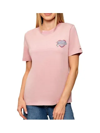 T-Shirt Rose Femme Tommy Hilfiger DW0DW21524 1