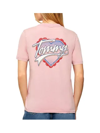 T-Shirt Rose Femme Tommy Hilfiger DW0DW21524 2