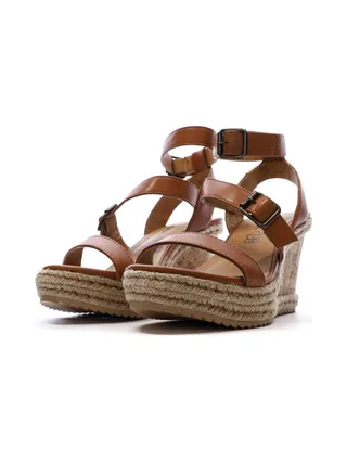 Sandales Compensée Camel Femme Chattawak Summer Camel 6