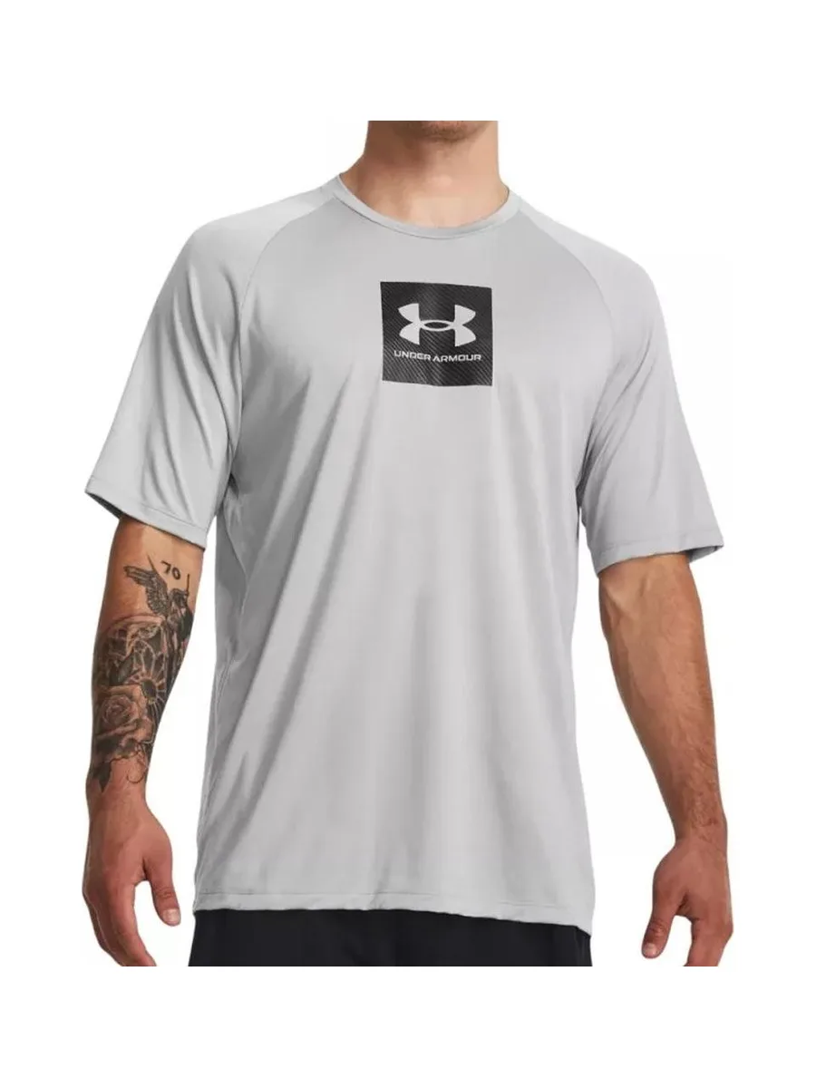 T-shirt Gris Homme Under Armour Tech Prt 2