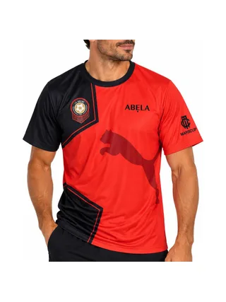 Maillot de Foot Rouge/Noir Homme Puma Marscup La Savine 1