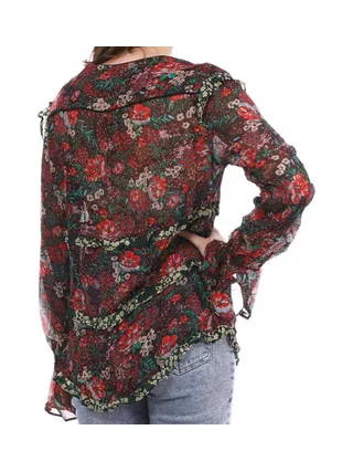 Blouse à Fleurs/Léopard Femme Scotch & Soda 2