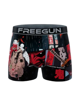 Boxer Noir/Rouge Garçon Freegun Japon 1
