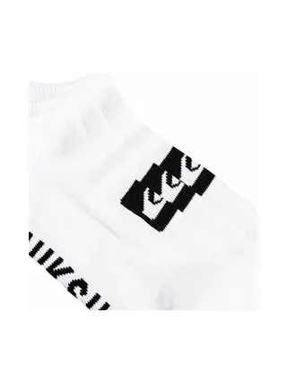 x3 Chaussettes Blanches/Noires Homme Quiksilver 3ankle 2