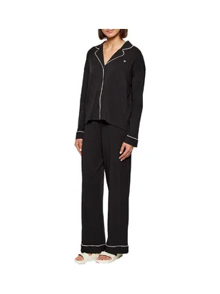 Pyjama Noir Femme Tommy Hilfiger UW0UW06142 1
