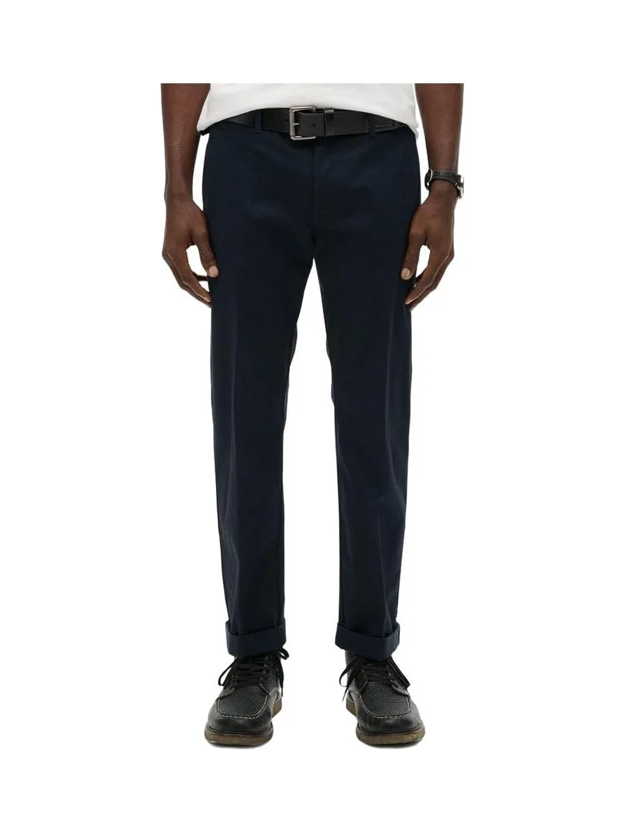 Pantalon Chino Bleu Marine Homme Superdry Premium 2