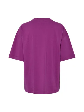 T-shirt Violet Femme Pieces Maude 2