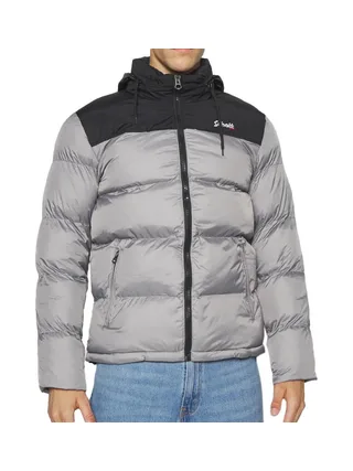 Doudoune Argent Homme Schott Utah 1