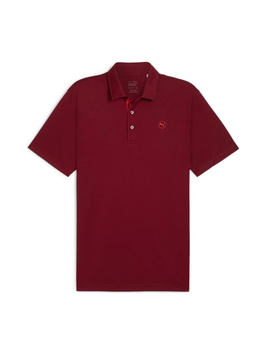 Polo de Golf Rouge Homme Puma Pure Solid 2