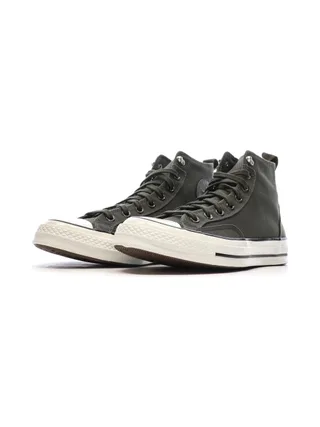 Baskets Noires Homme Converse Chuck 70 Jungle Cloth 6