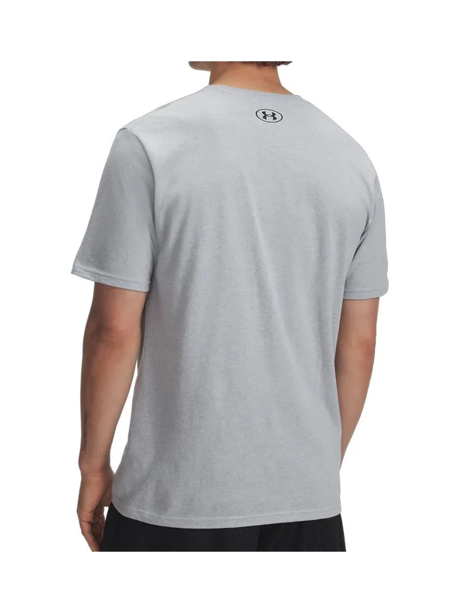 T-shirt Beige Foncé Homme Under Armour Camo Chest Stripe 3