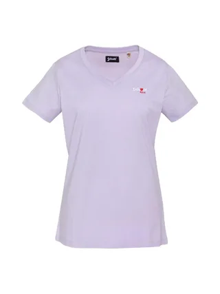 T-Shirt Mauve Femme Schott TSBRODEDW 1