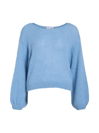 Pull Bleu Femme Vila Choca 1