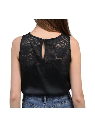 Débardeur Noir Femme An'ge Lou 2