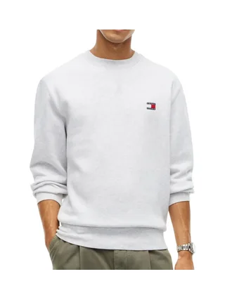 Sweat Gris Homme Tommy Hilfiger Badge Crew 1
