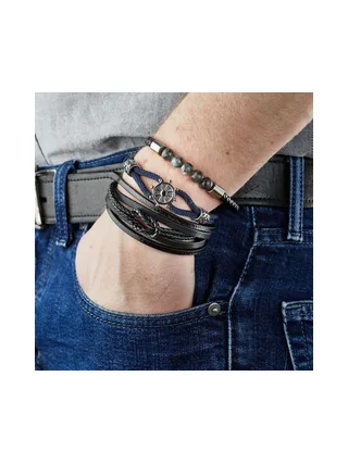 Bracelet Noir Geographical Norway 315063 3