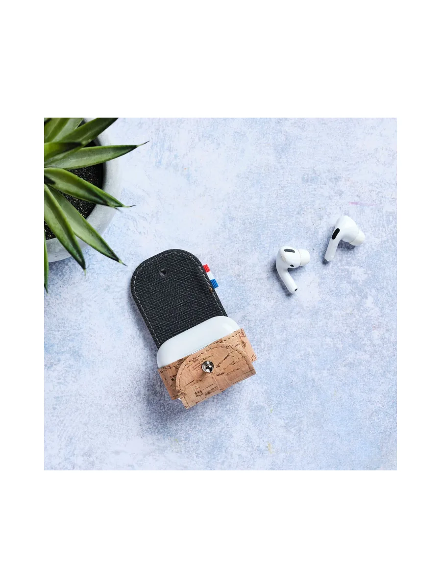 THIB - Étui AirPods 1 & 2 en liège - Naturel 163