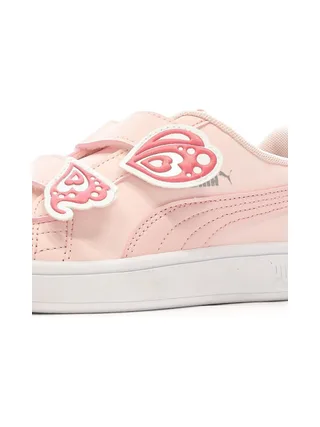Baskets Rose Fille Puma Smash Butterfly 7