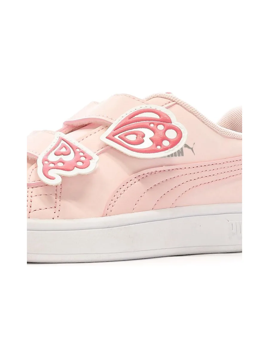 Baskets Rose Fille Puma Smash Butterfly 8