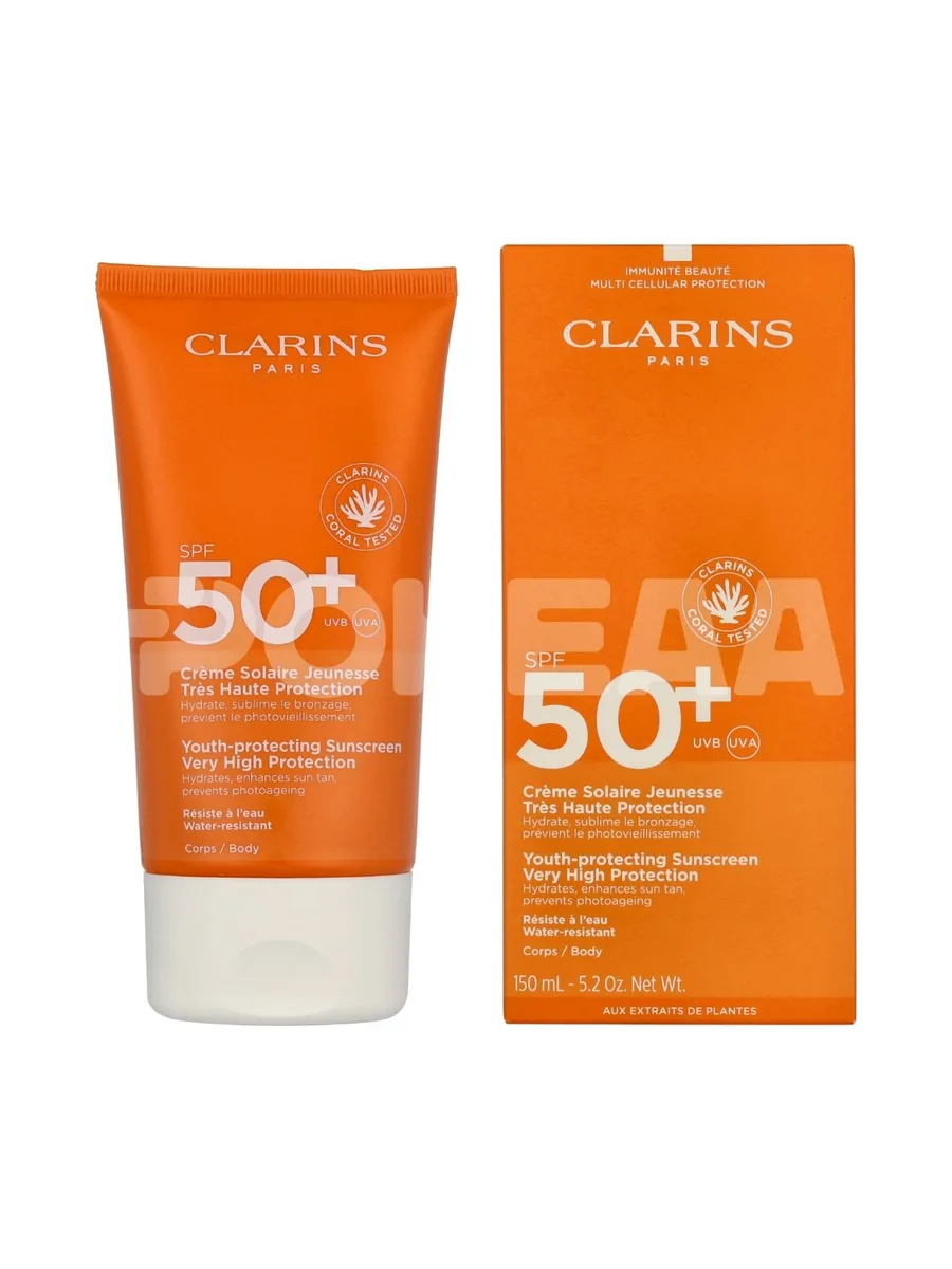 Clarins Youth-Protecting Sunscreen SPF50+ 150ml - Body 1