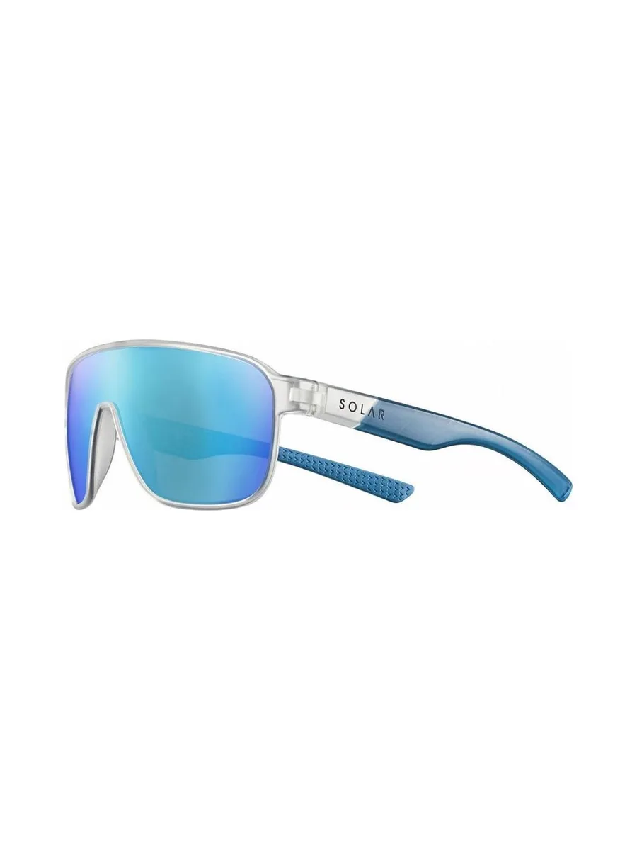 Lunettes de soleil Solar Discovery Transparent Polarized Flash Bleu 2