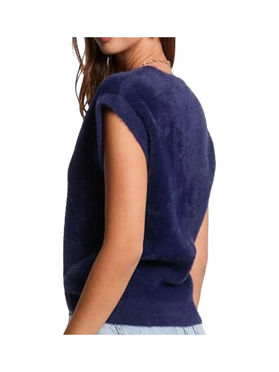 Pull Sans manches Marine Femme Morgan Cathy 3