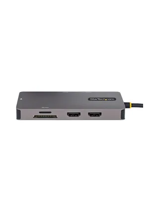 USB C Multiport Adapter Dual 4K HDMI PD 3
