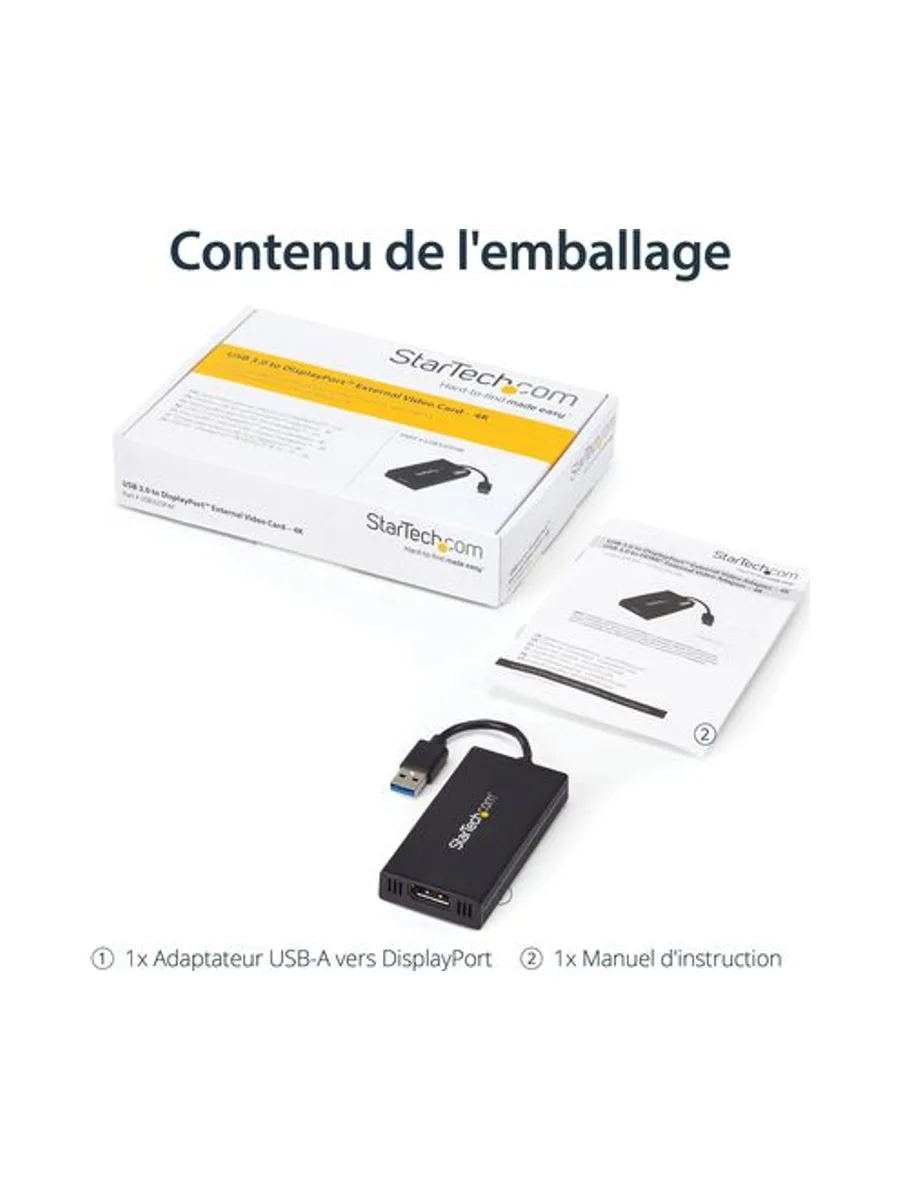 USB 3.0 to DisplayPort Adapter - 4K 11