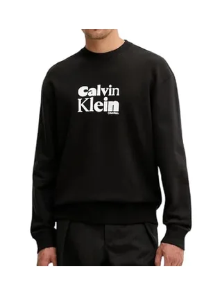 Sweat Noir Homme Calvin Klein Jeans Calvi 1