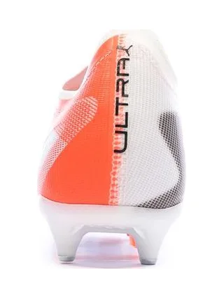 Chaussures de football Blanches/Oranges Homme Puma Ultra 5 Matchs 3