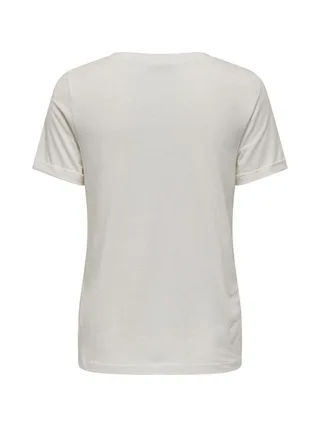 T-shirt Blanc Femme JDY Kitty 2