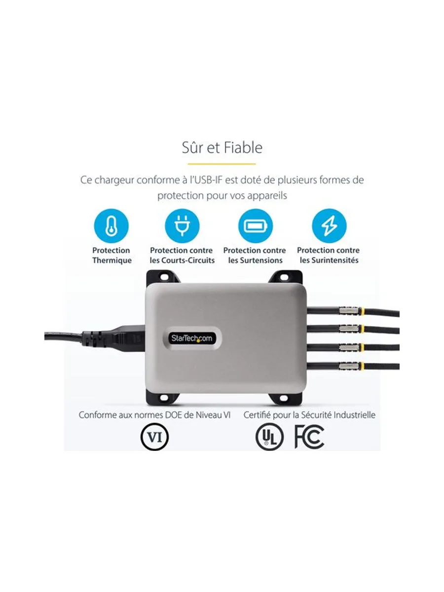 StarTech.com 424DEU-USB-C-CHARGER mobile device charger 16