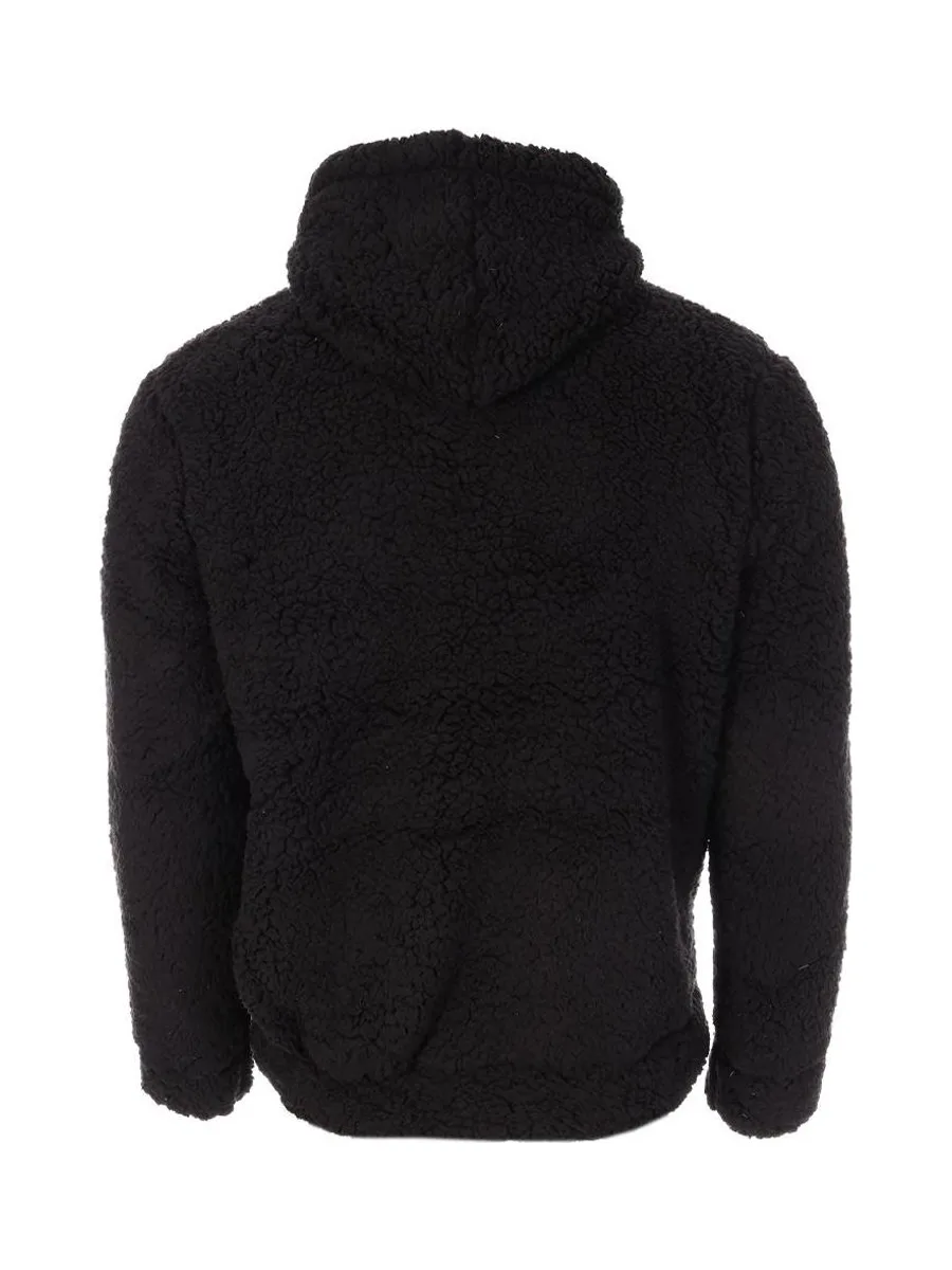 Sweat Sherpa Noir Homme Paname Brothers Full Zip 3