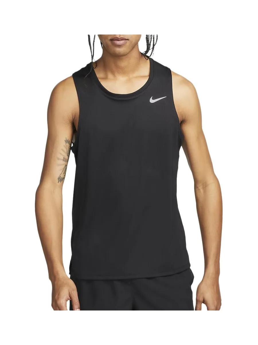 Débardeur Noir Homme Nike Miler 2