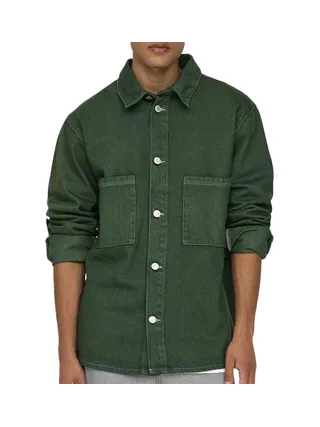 Veste Verte Homme Only & Sons Dago 1